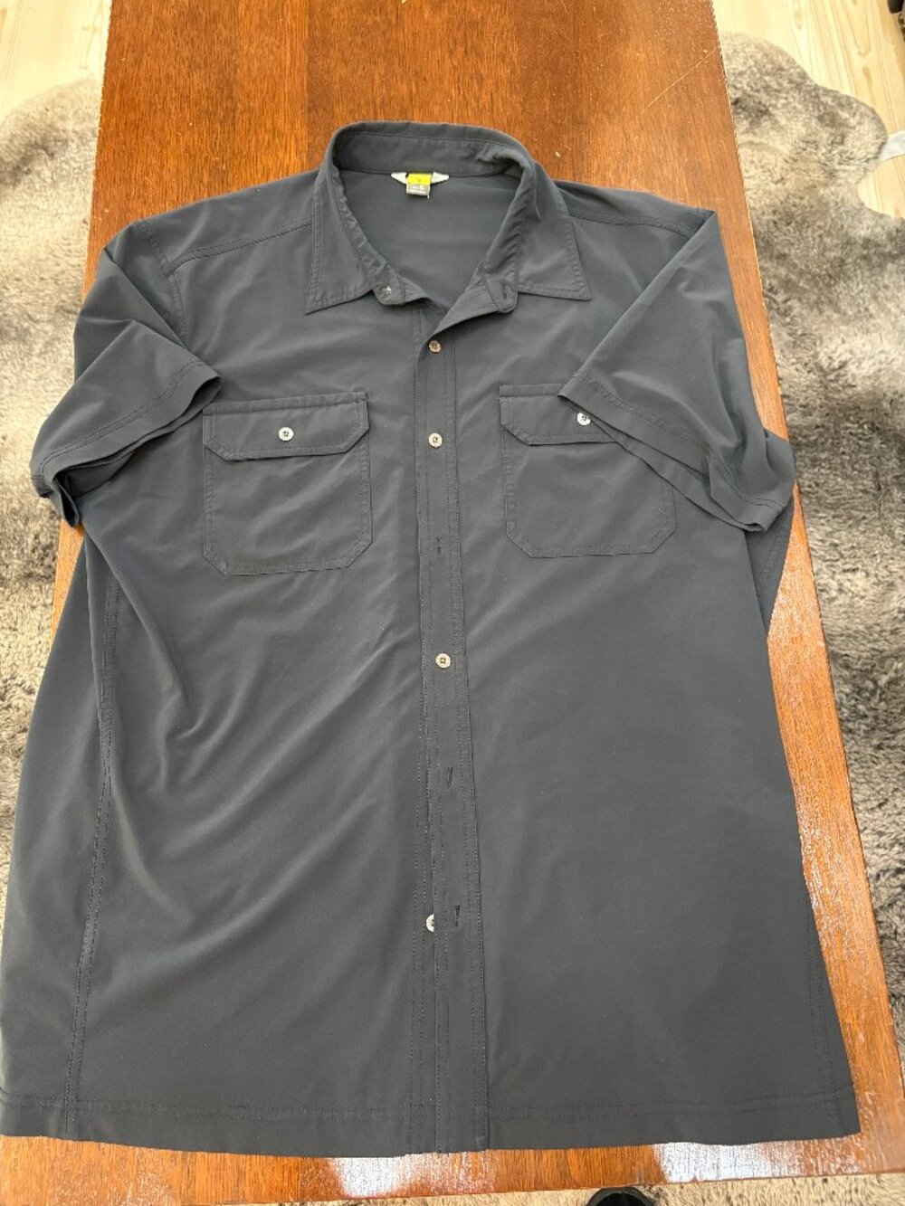 Eddie Bauer Sleek Black Shirt XL